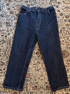 Baggy Black Jeans Men’s 40M Duke Haband Relaxed Fit 90s Streetwear Y2K
